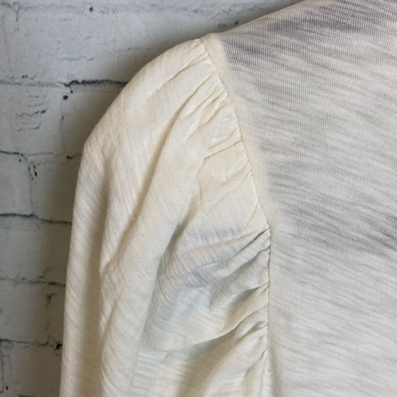 NATION LTD Tamira ElizabethanTee Off White Sz S Elevated Capsule Quiet Luxury - Picture 12 of 16